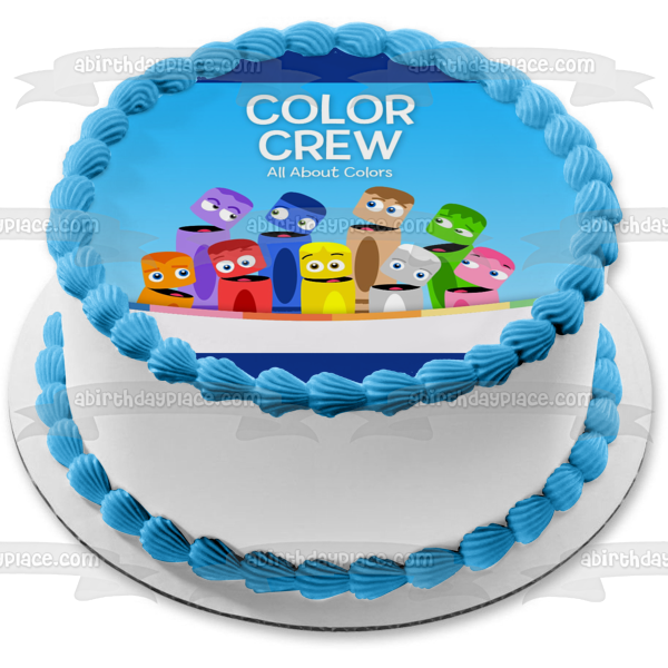 Babyfirst Color Crew Colores surtidos Todo sobre colores Imagen de adorno comestible personalizado para pastel ABPID01903 