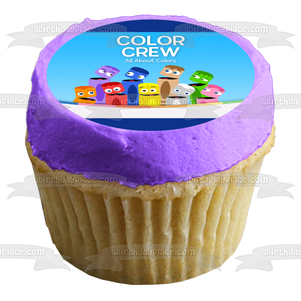 Babyfirst Color Crew Colores surtidos Todo sobre colores Imagen de adorno comestible personalizado para pastel ABPID01903 