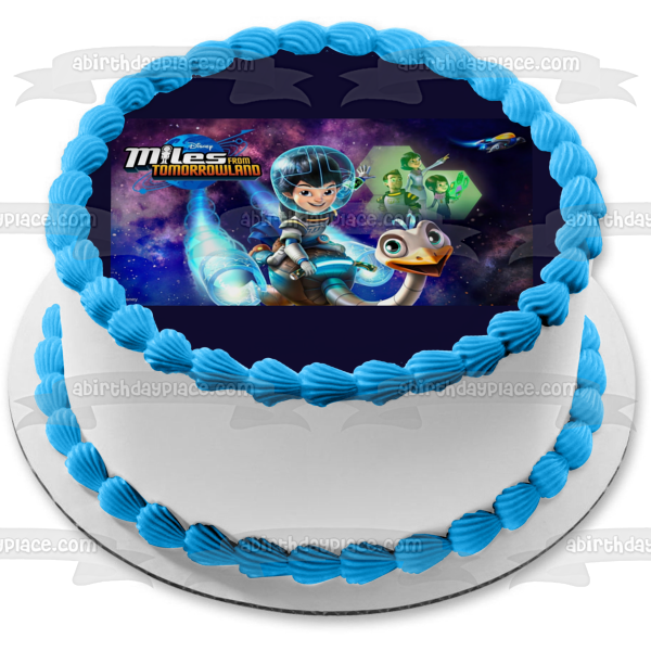 Miles de Tomorrowland Miles Loretta Leo y Madame Phoebe Callisto Imagen comestible para decoración de tarta ABPID01895 