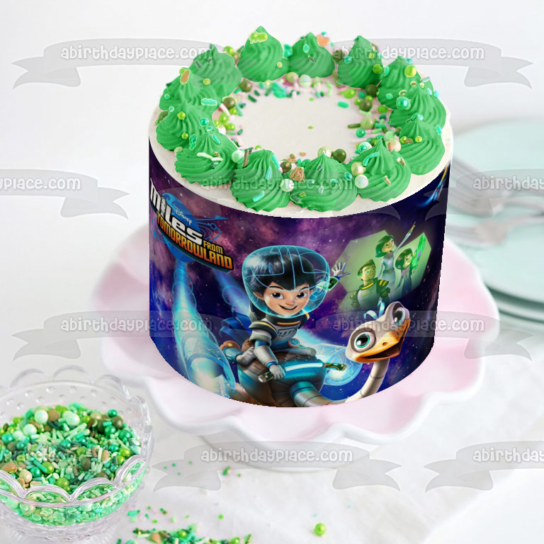 Miles de Tomorrowland Miles Loretta Leo y Madame Phoebe Callisto Imagen comestible para decoración de tarta ABPID01895 