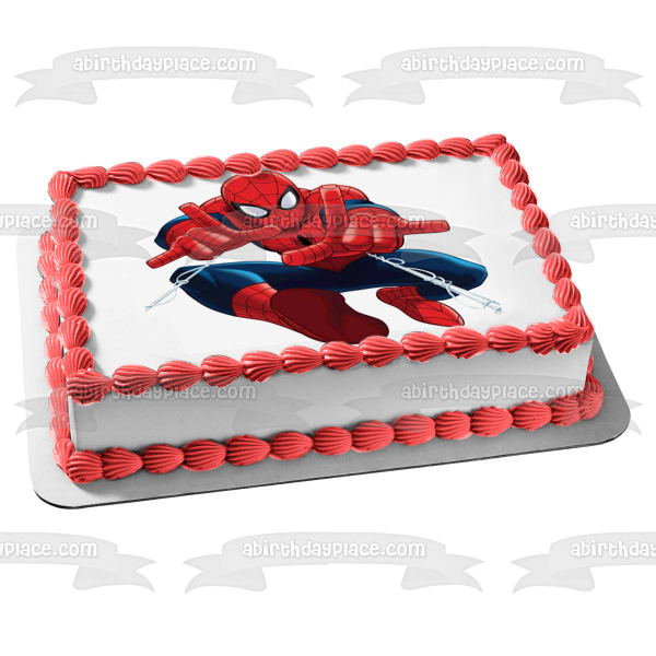 Imagen comestible para decoración de tarta de Spider-Man Spidey Webs ABPID03301 