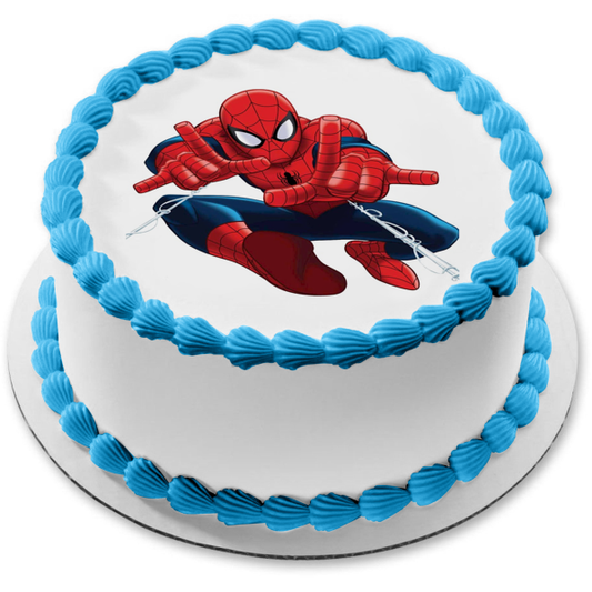 Imagen comestible para decoración de tarta de Spider-Man Spidey Webs ABPID03301 