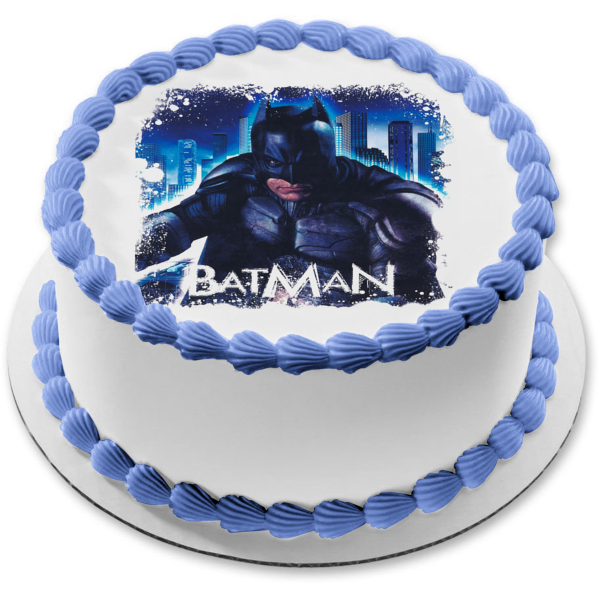 Batman Dark Knight Bruce Wayne - Adorno comestible para tarta, imagen ABPID03234 