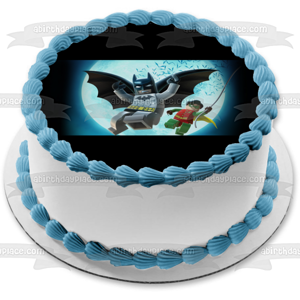 Adorno comestible para tarta LEGO Batman 3 Más allá de Gotham Imagen ABPID03246 