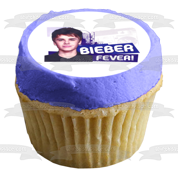 Bieber Fever Justin Bieber Stereo Adolescence Edible Cake Topper Image ABPID03257