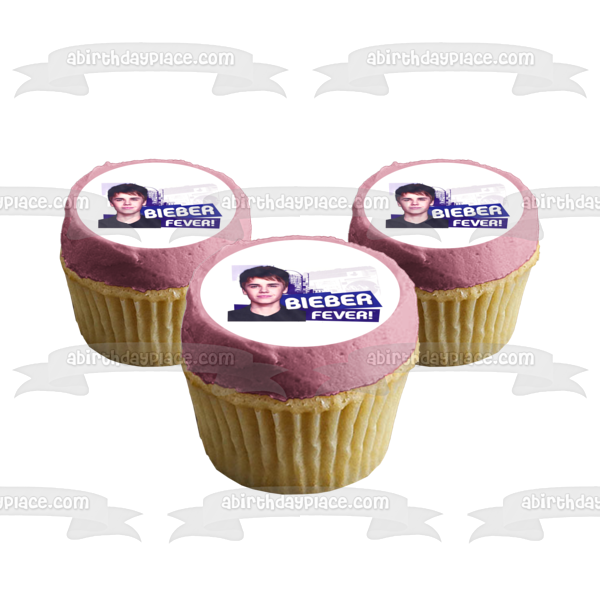 Bieber Fever Justin Bieber Stereo Adolescence Edible Cake Topper Image ABPID03257