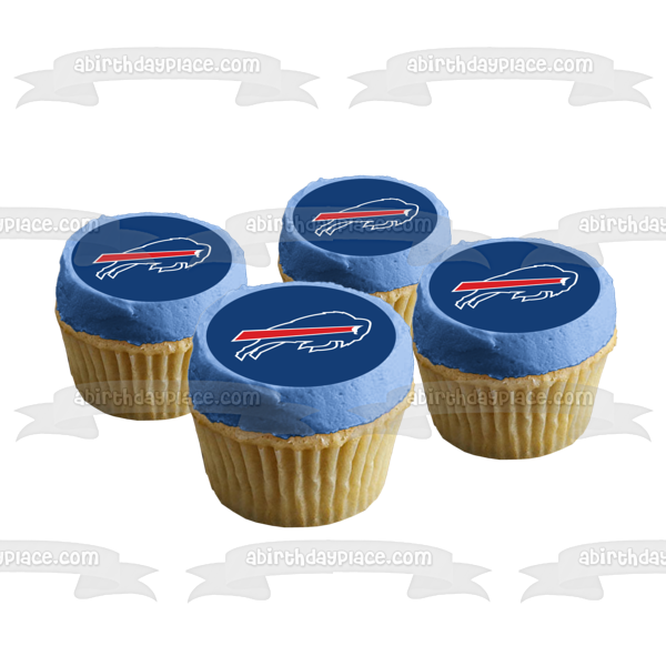 Imagen comestible para tarta con logotipo de Buffalo Bills de fútbol americano de la NFL ABPID03336 