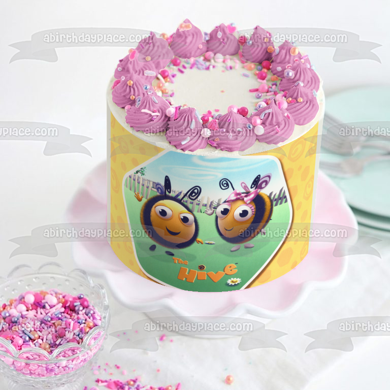 Imagen comestible para decoración de tarta de The Hive Buzzbee y Rubee ABPID03287 