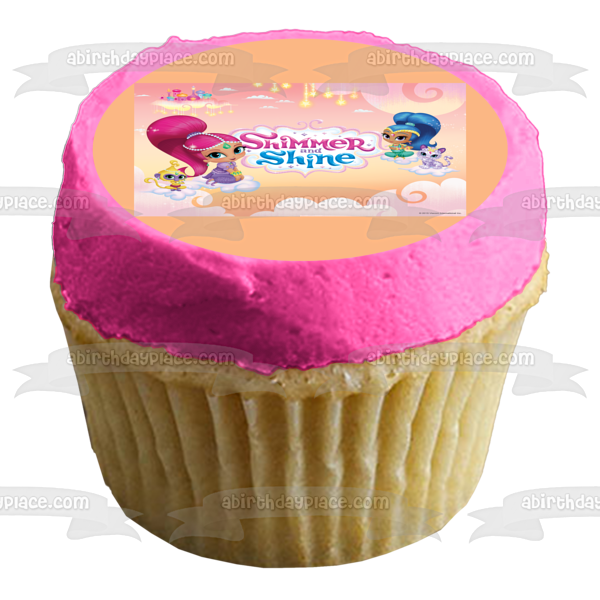 Shimmer and Shine Nahal and Tala Edible Cake Topper Image ABPID03519