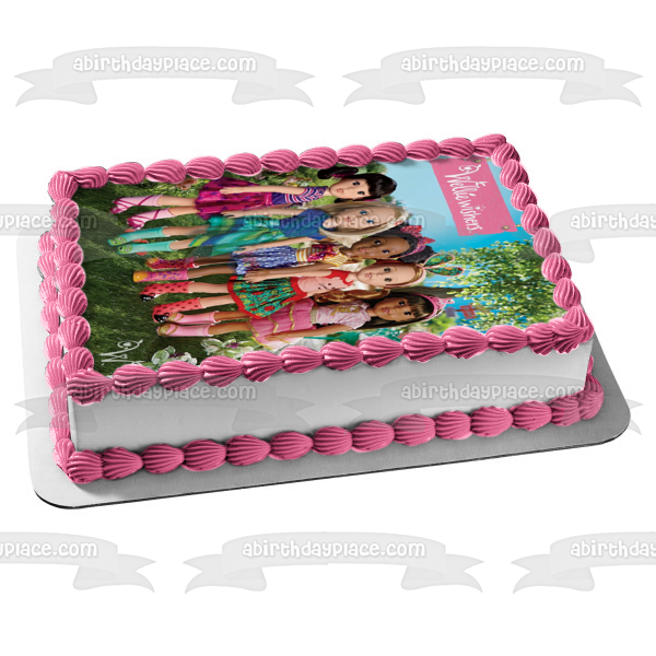 American Girl Wellie Wishers Emerson Camille Ashlyn Willa y Kendall Imagen comestible para decoración de tarta ABPID03389 