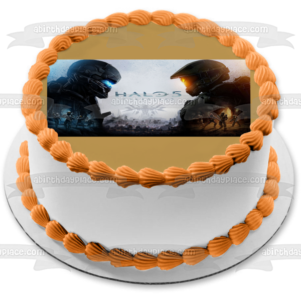 Imagen comestible para tarta de Halo 5 Guardians Master Chief Spartan Locke ABPID03568 