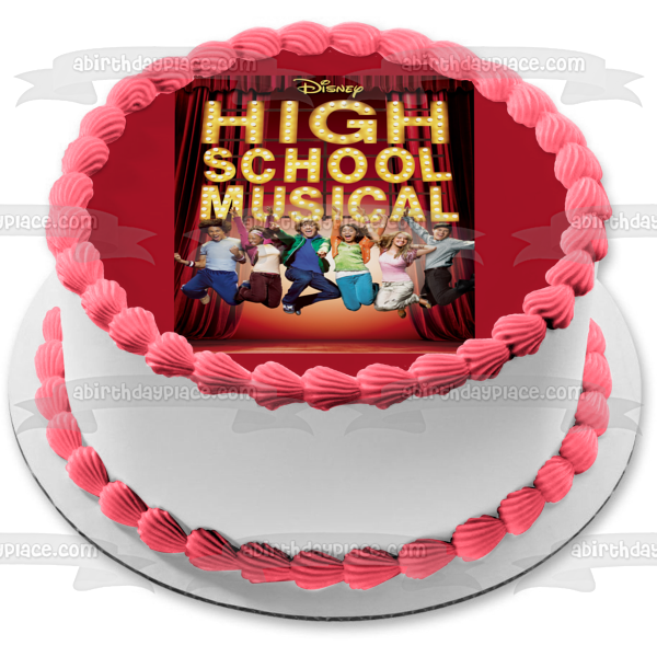 High School Musical Troy Bolton Sharpay Evans and Chad Danforth Edible Cake Topper Image ABPID03586