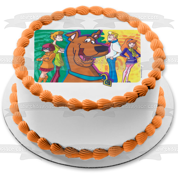 Scooby Doo Shaggy Velma Fred y Daphne Imagen comestible para decoración de tarta ABPID03589 