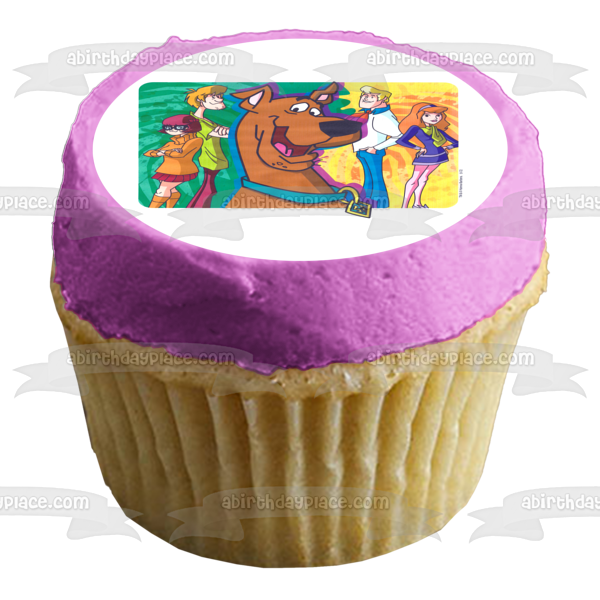 Scooby Doo Shaggy Velma Fred y Daphne Imagen comestible para decoración de tarta ABPID03589 