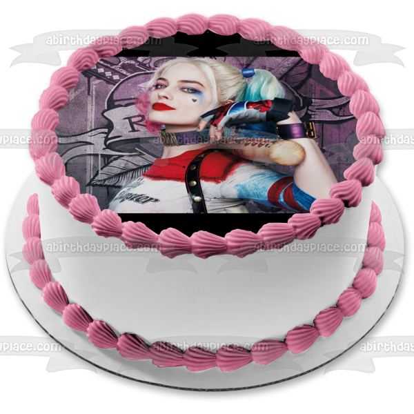 Harley Quinn Dr. Harleen Frances Quinzel, MD Imagen comestible para decoración de tarta ABPID03462 