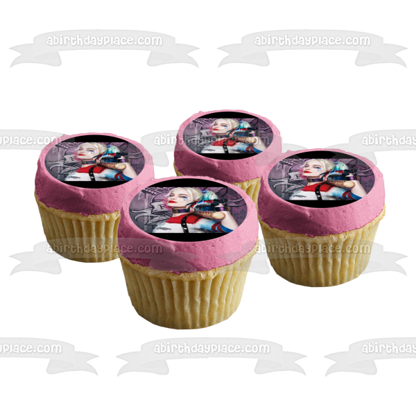 Harley Quinn Dr. Harleen Frances Quinzel, MD Imagen comestible para decoración de tarta ABPID03462 