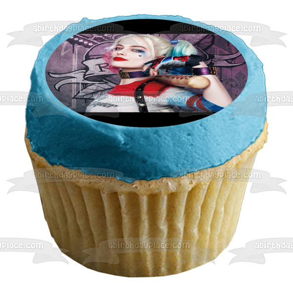 Harley Quinn Dr. Harleen Frances Quinzel, MD Imagen comestible para decoración de tarta ABPID03462 