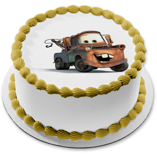 Imagen de decoración comestible para tarta de Cars Mater Sir Tow Mater ABPID03464 