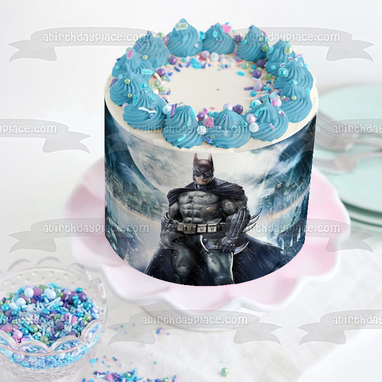 Imagen comestible para tarta de Marvel Batman Arkham Asylum Bruce Wayne ABPID03626 