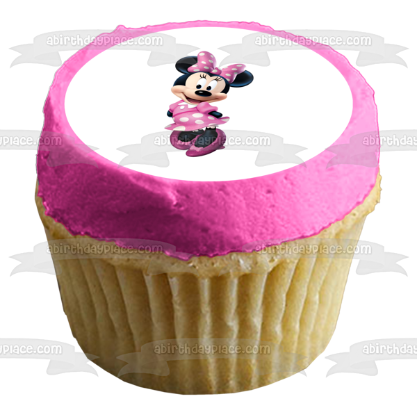 Imagen comestible para decoración de tarta de Minnie Mouse ABPID03501 