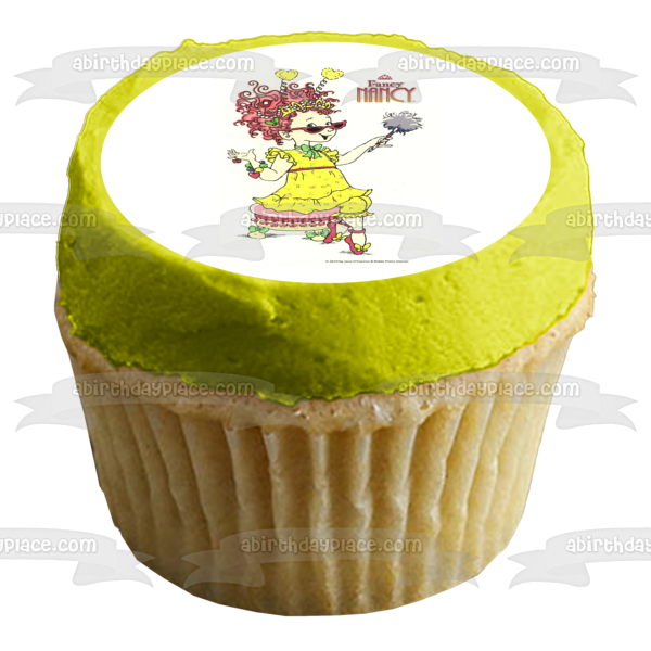 Fancy Nancy World Edible Cake Topper Image ABPID03818