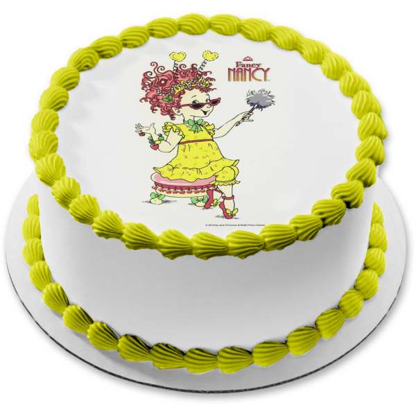 Fancy Nancy World Edible Cake Topper Image ABPID03818