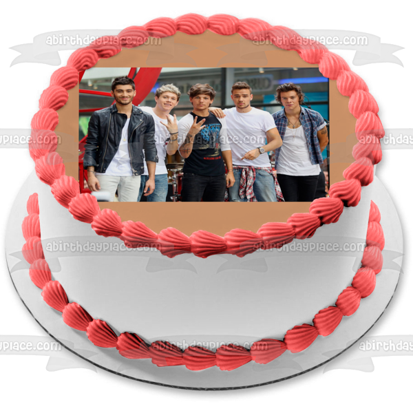 One Direction Niall Horan Liam Payne Harry Styles Louis Tomlinsonband y Zayn Malik Imagen comestible para decoración de tarta ABPID03657 