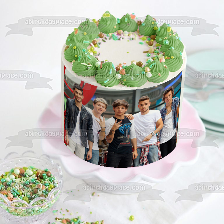 One Direction Niall Horan Liam Payne Harry Styles Louis Tomlinsonband y Zayn Malik Imagen comestible para decoración de tarta ABPID03657 