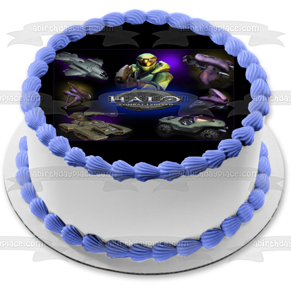 Imagen comestible para tarta de Halo Combat Evolved Warthog and Marines ABPID03834 