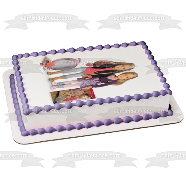 Imagen de adorno comestible para tarta comestible de American Girl Grace Thomas e Isabelle ABPID03854 