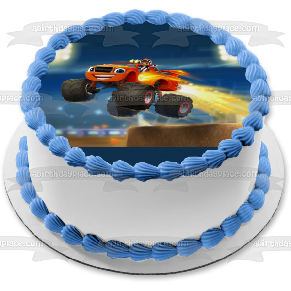 Blaze and the Monster Machines Aj Edible Cake Topper Image ABPID03703