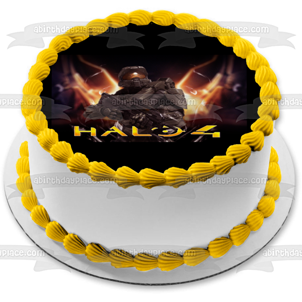 Halo 4 Halo Nation Fondo ardiente Imagen comestible para decoración de tarta ABPID03926 