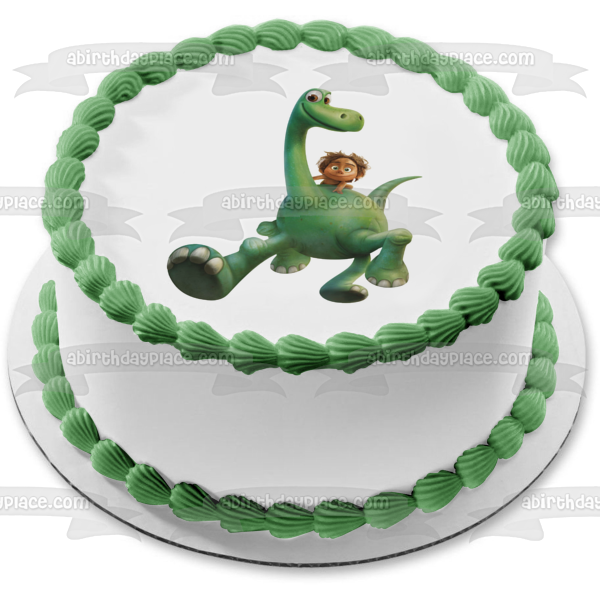 The Good Dinosaur Spot and Arlo Edible Cake Topper Image ABPID03985