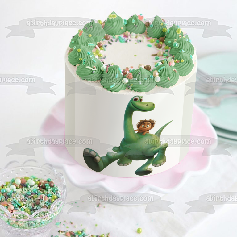 The Good Dinosaur Spot and Arlo Edible Cake Topper Image ABPID03985