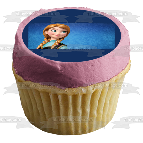 Imagen comestible para decoración de tarta de Frozen Anna ABPID03987 