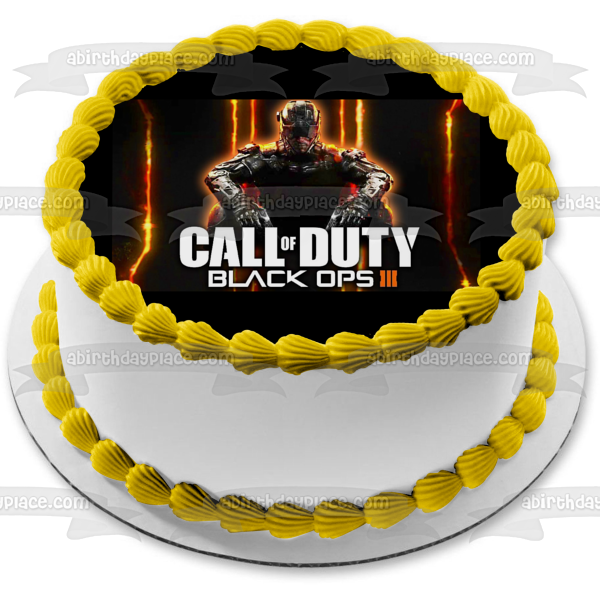 Imagen comestible para decoración de tarta de Call of Duty Black Ops 3 ABPID04059 