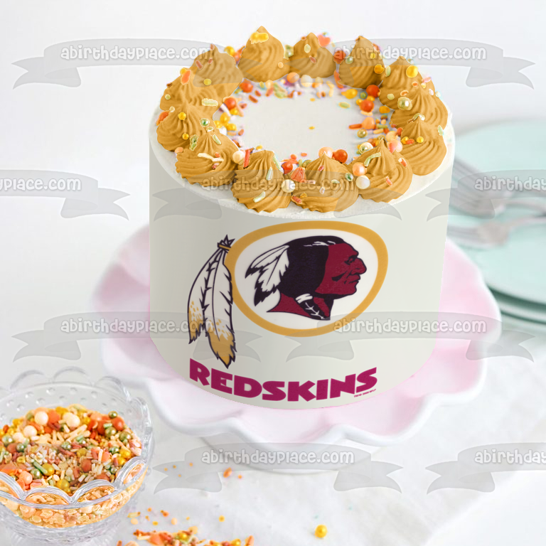 Washington Redskins Fútbol americano profesional Washington NFL Imagen comestible para tarta ABPID04171 