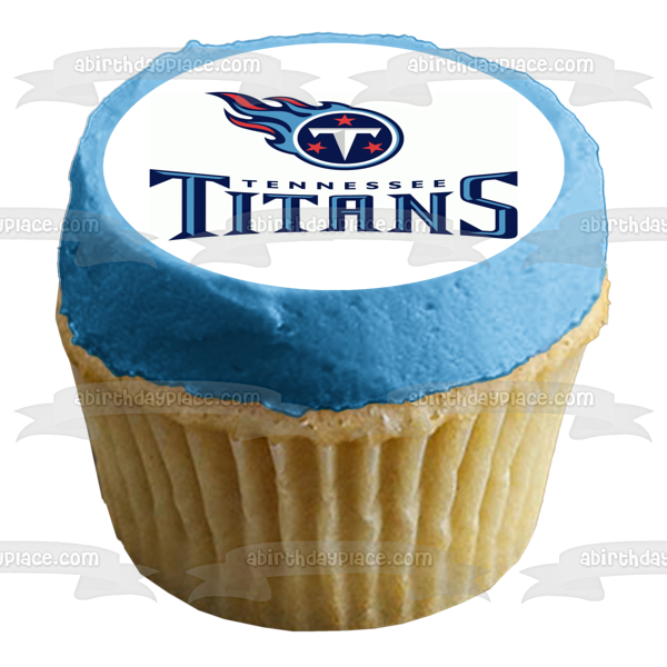 Tennessee Titans - Decoración comestible para tarta de fútbol americano profesional de Nashville, imagen ABPID04201 