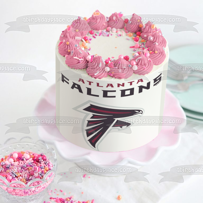 Atlanta Falcons Professional American Football Team Logo Atlanta Georgia Edible Cake Topper Image ABPID04218