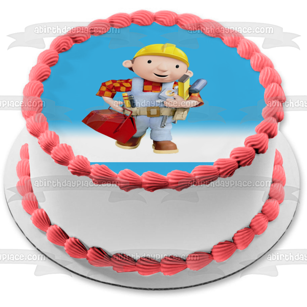 Bob the Builder Tool Box Edible Cake Topper Image ABPID04333