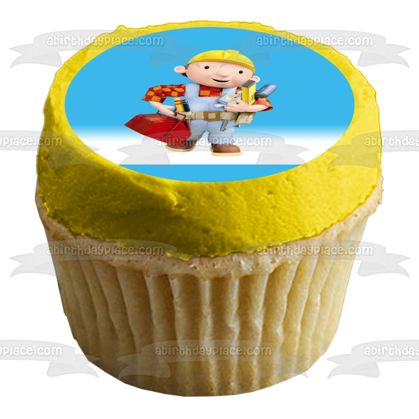 Bob the Builder Tool Box Edible Cake Topper Image ABPID04333