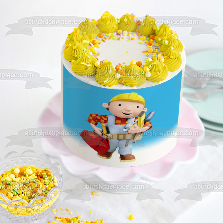 Bob the Builder Tool Box Edible Cake Topper Image ABPID04333