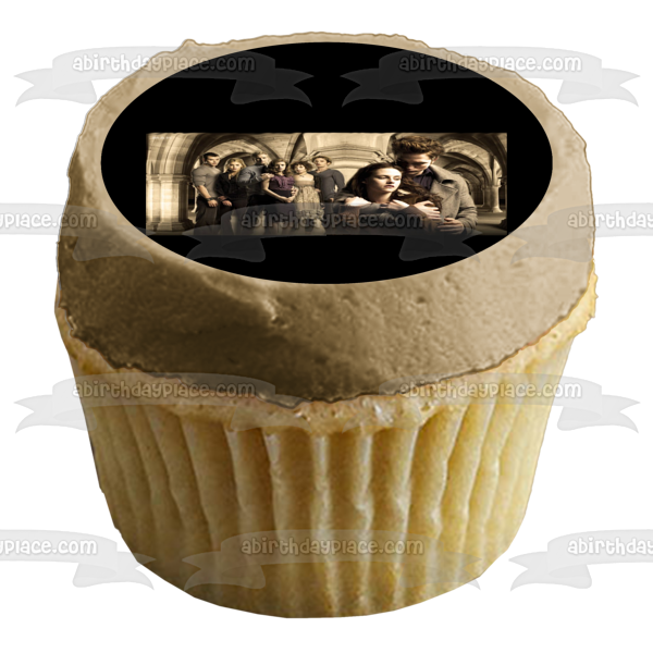 The Twilight Saga New Moon Bella Swan and Edward Cullen Edible Cake Topper Image ABPID04270