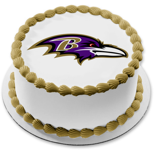 Baltimore Ravens Professional American Football Team Edible Cake Topper Image ABPID04271