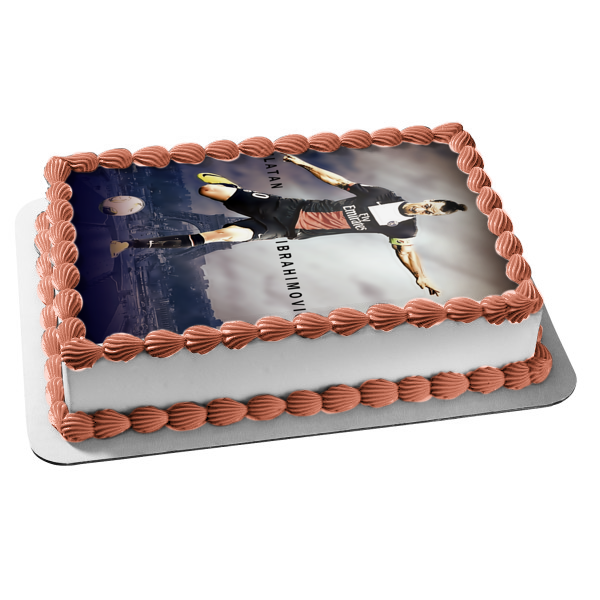 Zlatan Ibrahimovic Swedish Professional Footballer Edible Cake Topper Image ABPID04274