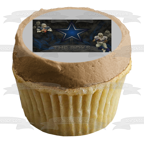 Dallas Cowboys Professional American Football Team the Boys Edible Cake Topper Image ABPID04414