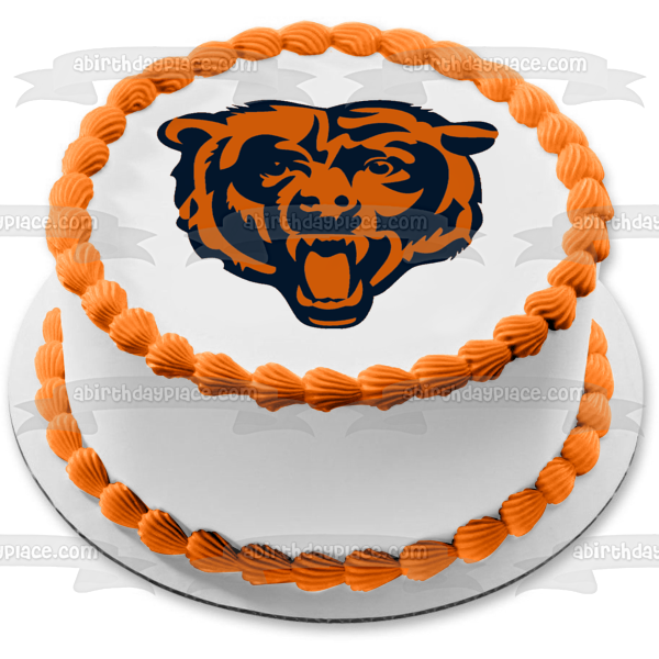 Imagen comestible para tarta con logotipo de los Chicago Bears de la NFL ABPID04511 