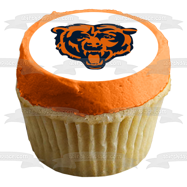 Imagen comestible para tarta con logotipo de los Chicago Bears de la NFL ABPID04511 