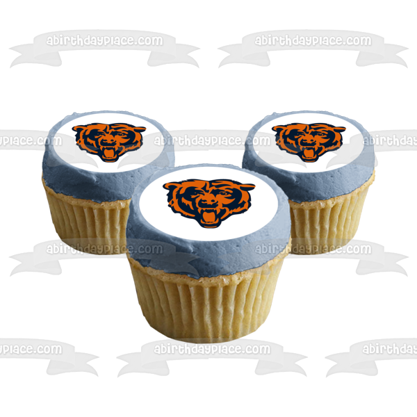 Imagen comestible para tarta con logotipo de los Chicago Bears de la NFL ABPID04511 