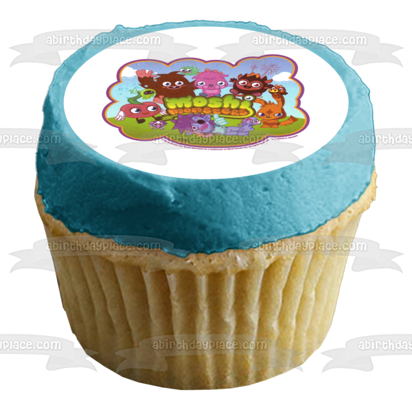 Moshi Monsters the Movie Poppet Katsuma Luvli and Furi Edible Cake Topper Image ABPID04457